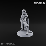 Spear Warden Elf Warriors B Miniature for Dungeons and Dragons, Pathfinder or other TTRPGs