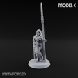 Spear Warden Elf Warriors C Miniature for Dungeons and Dragons, Pathfinder or other TTRPGs