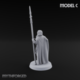 Spear Warden Elf Warriors C Miniature for Dungeons and Dragons, Pathfinder or other TTRPGs