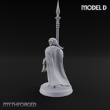 Spear Warden Elf Warriors D Miniature for Dungeons and Dragons, Pathfinder or other TTRPGs