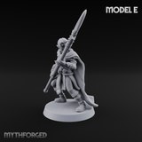 Spear Warden Elf Warriors E Miniature for Dungeons and Dragons, Pathfinder or other TTRPGs