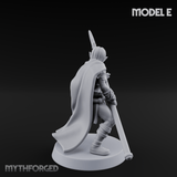 Spear Warden Elf Warriors E Miniature for Dungeons and Dragons, Pathfinder or other TTRPGs