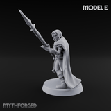 Spear Warden Elf Warriors E Miniature for Dungeons and Dragons, Pathfinder or other TTRPGs