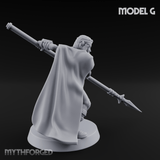 Spear Warden Elf Warriors G Miniature for Dungeons and Dragons, Pathfinder or other TTRPGs