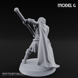 Spear Warden Elf Warriors G Miniature for Dungeons and Dragons, Pathfinder or other TTRPGs