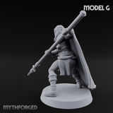 Spear Warden Elf Warriors G Miniature for Dungeons and Dragons, Pathfinder or other TTRPGs