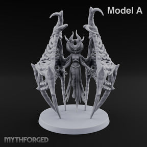 Wings Like an Open Rib Cage Succubus Demon Queen A