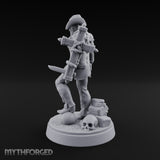 Keeping the Peace Masked Deputy H Miniature for Dungeons and Dragons, Pathfinder or other TTRPGs