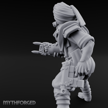 Weird War Desert Sikh Raiders A Miniature for Dungeons and Dragons, Pathfinder or other TTRPGs