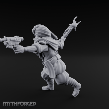 Weird War Desert Sikh Raiders B Miniature for Dungeons and Dragons, Pathfinder or other TTRPGs