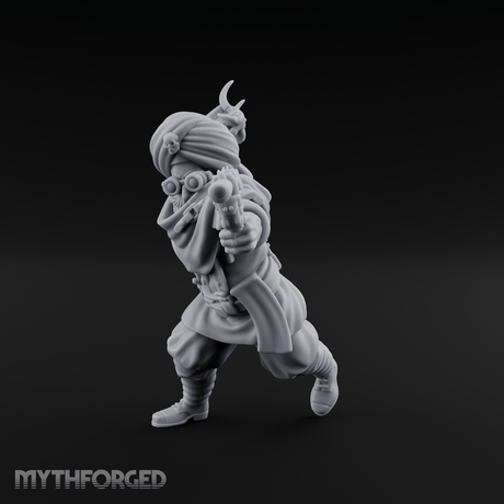 Weird War Desert Sikh Raiders B Miniature for Dungeons and Dragons, Pathfinder or other TTRPGs