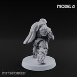 Heavy Armoured Desert Trooper A Miniature for Dungeons and Dragons, Pathfinder or other TTRPGs