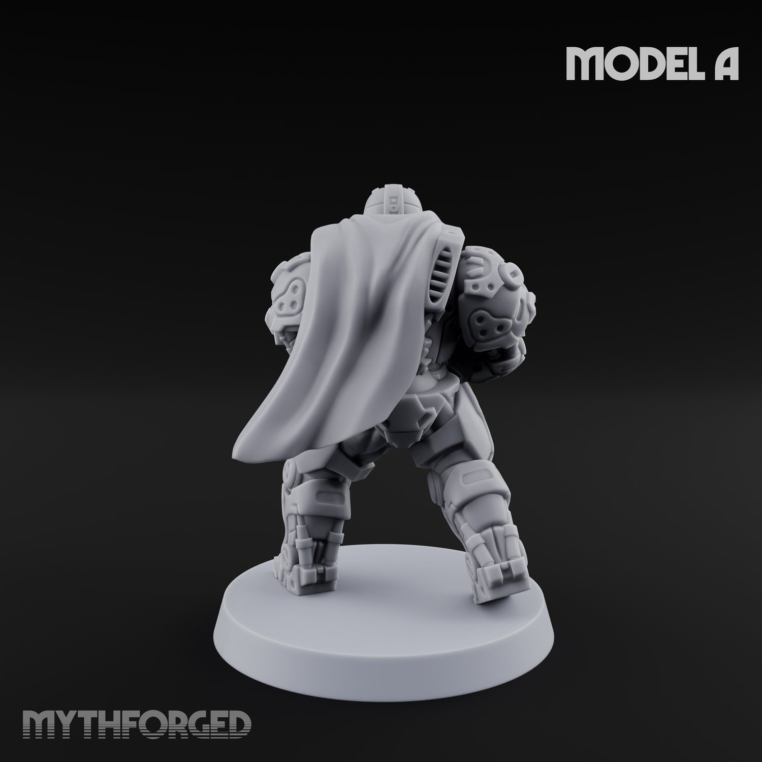 Heavy Armoured Desert Trooper A Miniature for Dungeons and Dragons, Pathfinder or other TTRPGs