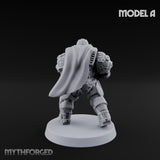 Heavy Armoured Desert Trooper A Miniature for Dungeons and Dragons, Pathfinder or other TTRPGs