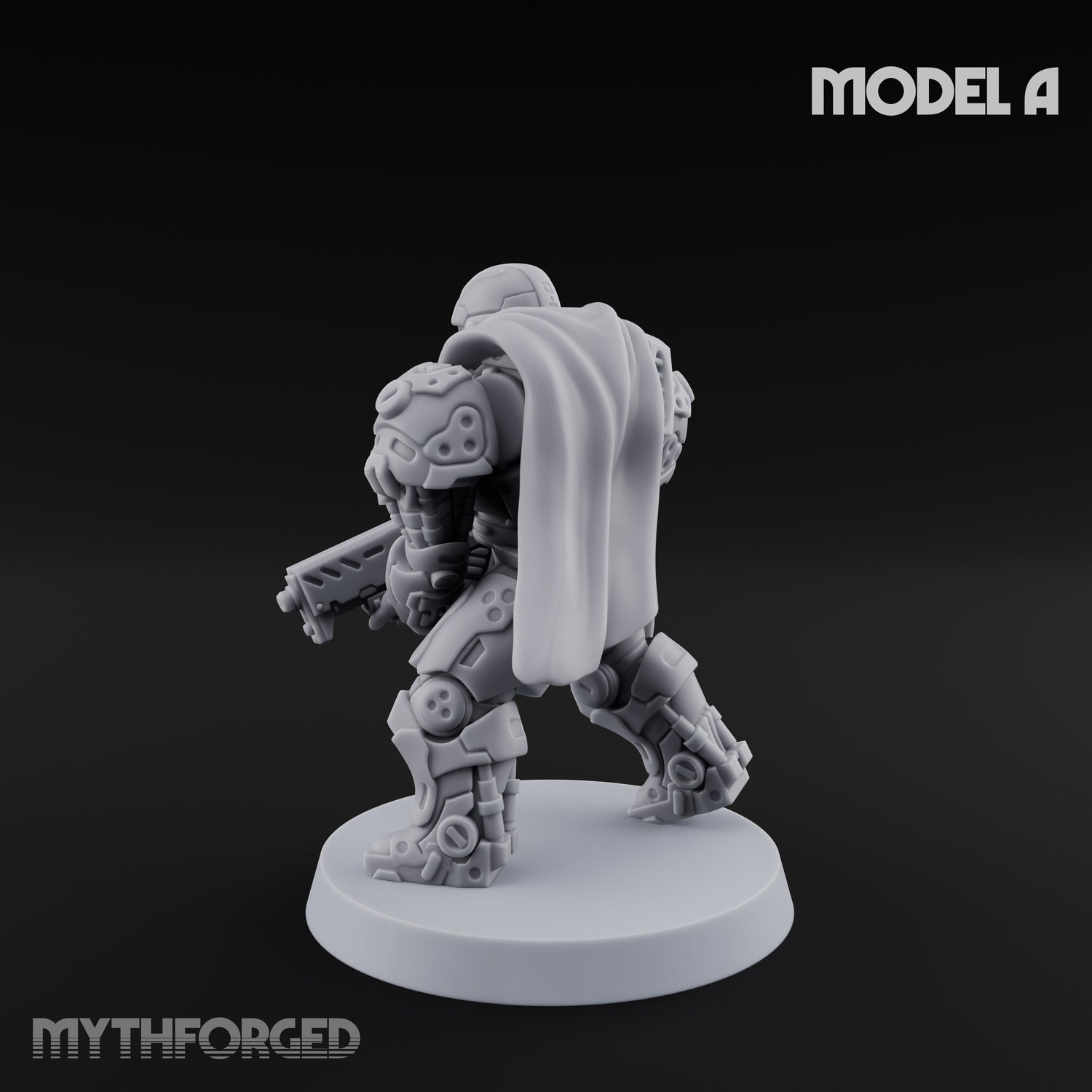 Heavy Armoured Desert Trooper A Miniature for Dungeons and Dragons, Pathfinder or other TTRPGs