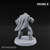 Heavy Armoured Desert Trooper B Miniature for Dungeons and Dragons, Pathfinder or other TTRPGs