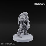 Heavy Armoured Desert Trooper C Miniature for Dungeons and Dragons, Pathfinder or other TTRPGs