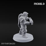 Heavy Armoured Desert Trooper D Miniature for Dungeons and Dragons, Pathfinder or other TTRPGs