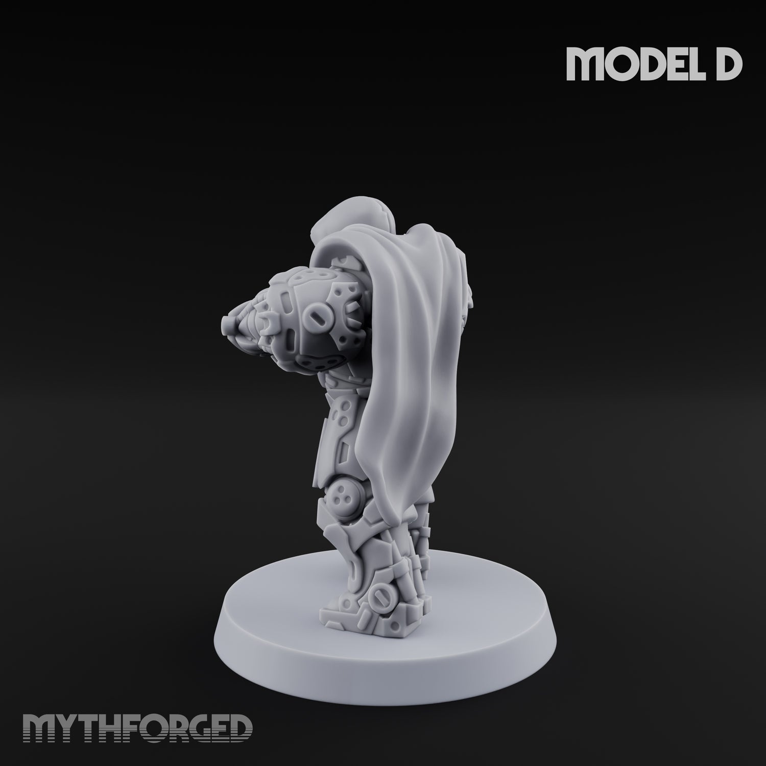 Heavy Armoured Desert Trooper D Miniature for Dungeons and Dragons, Pathfinder or other TTRPGs