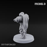 Heavy Armoured Desert Trooper D Miniature for Dungeons and Dragons, Pathfinder or other TTRPGs