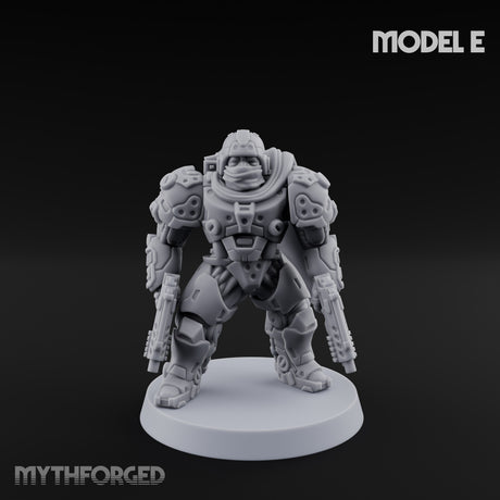 Heavy Armoured Desert Troopers Miniature for Dungeons and Dragons, Pathfinder or other TTRPGs