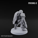 Heavy Armoured Desert Trooper E Miniature for Dungeons and Dragons, Pathfinder or other TTRPGs