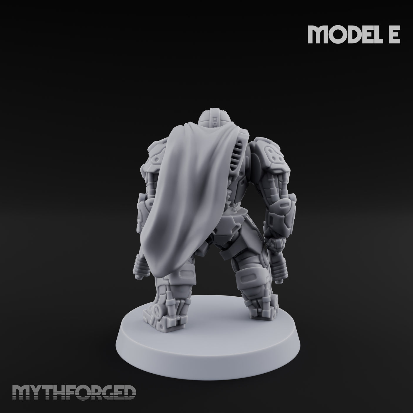 Heavy Armoured Desert Trooper E Miniature for Dungeons and Dragons, Pathfinder or other TTRPGs