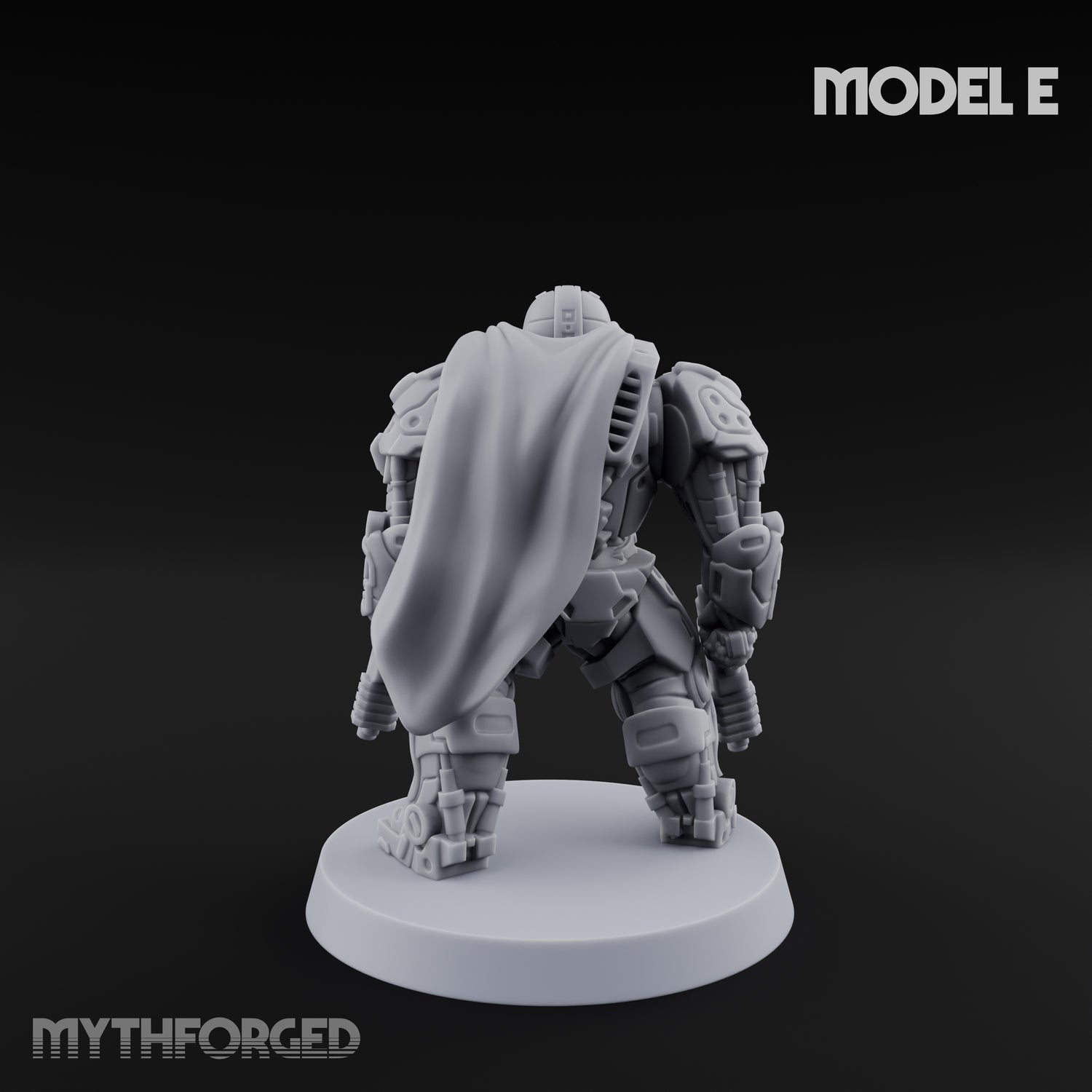 Heavy Armoured Desert Trooper E Miniature for Dungeons and Dragons, Pathfinder or other TTRPGs