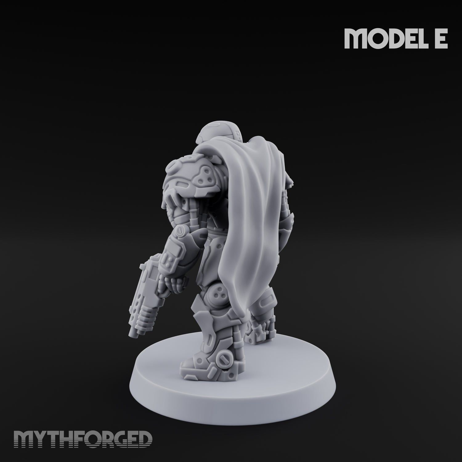 Heavy Armoured Desert Trooper E Miniature for Dungeons and Dragons, Pathfinder or other TTRPGs