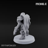 Heavy Armoured Desert Trooper E Miniature for Dungeons and Dragons, Pathfinder or other TTRPGs