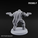 Heavy Armoured Desert Trooper F Miniature for Dungeons and Dragons, Pathfinder or other TTRPGs