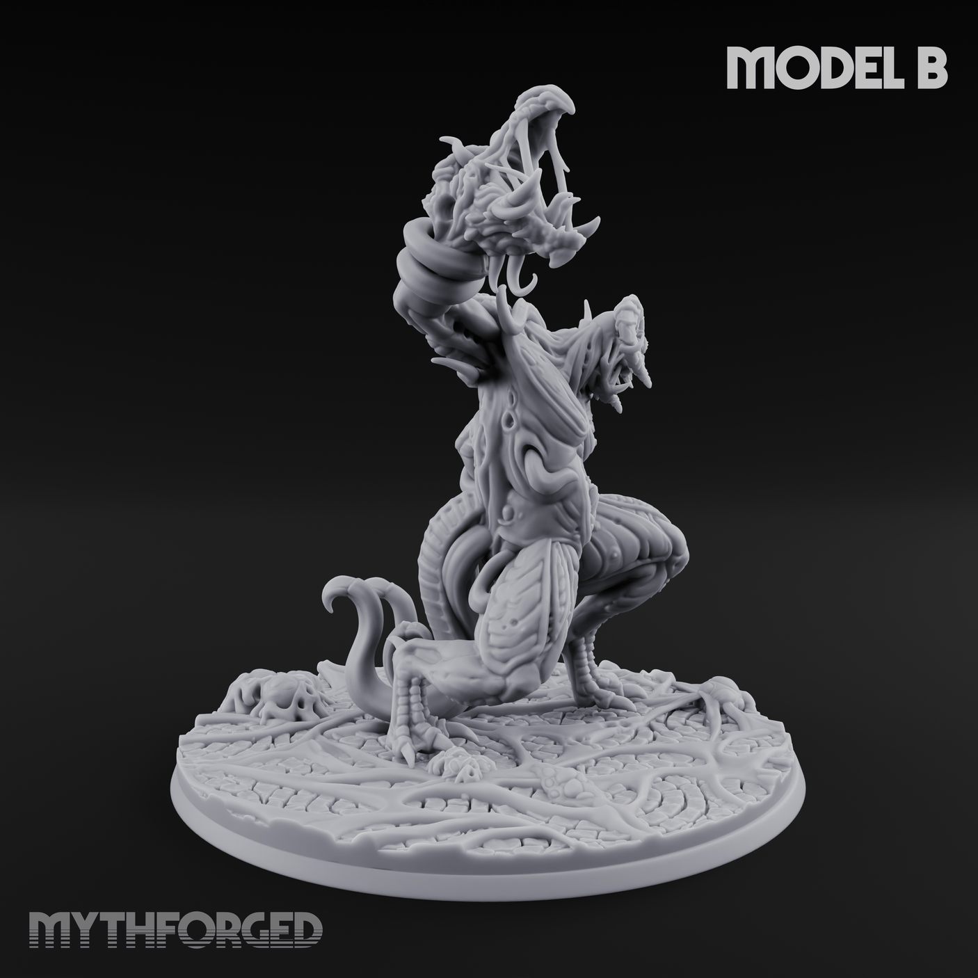 Tentacles Writhing Star Spawn Despoilers B Miniature for Dungeons and Dragons, Pathfinder or other TTRPGs