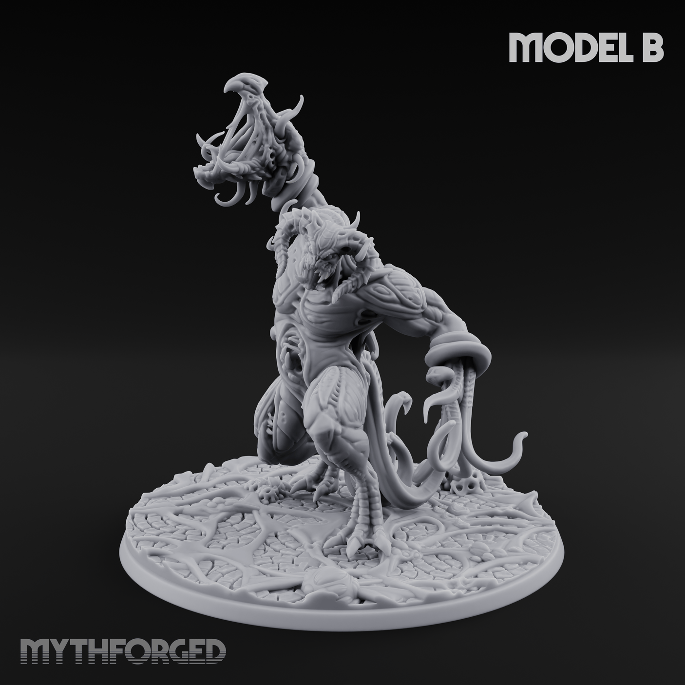 Tentacles Writhing Star Spawn Despoilers B Miniature for Dungeons and Dragons, Pathfinder or other TTRPGs