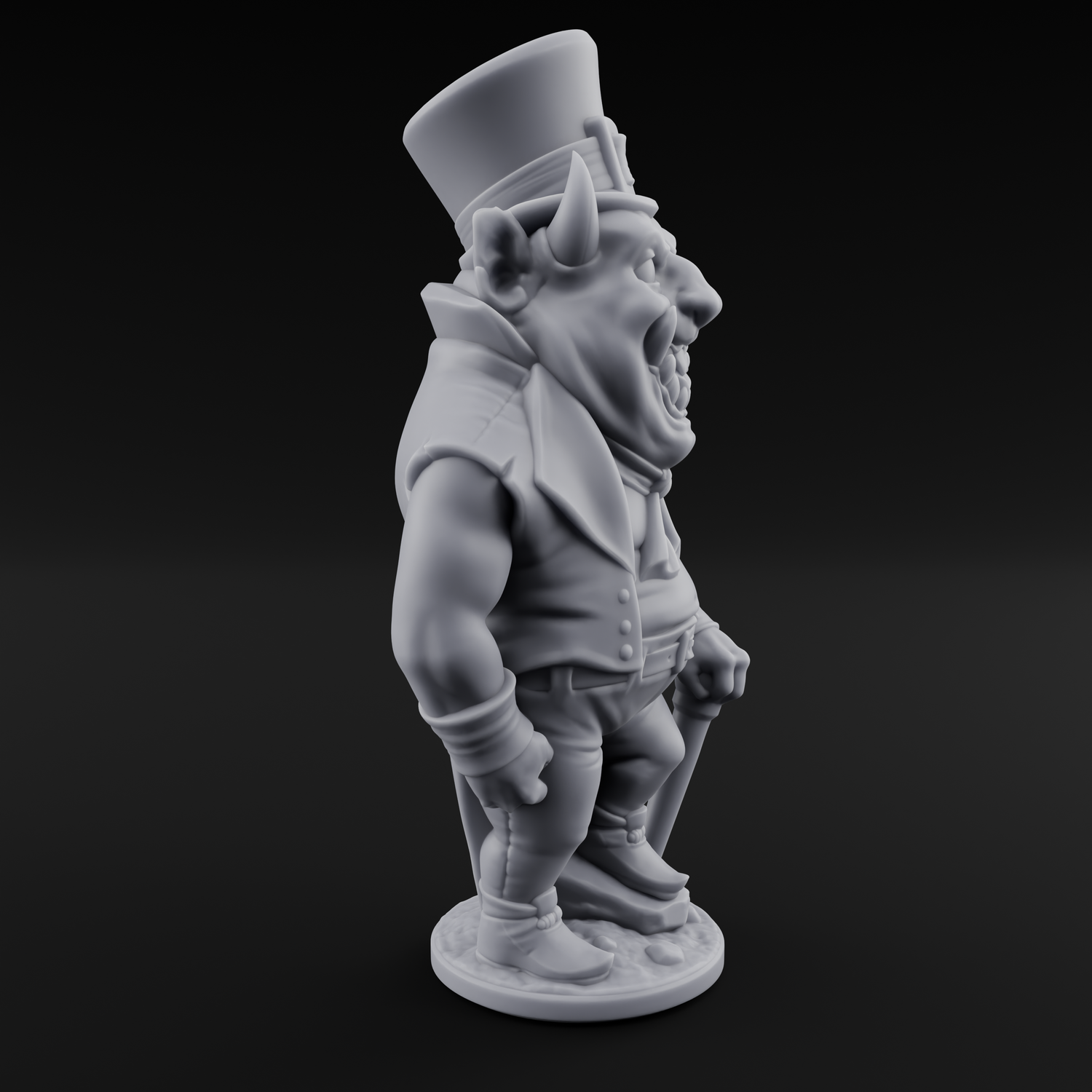 Roll Up Roll Up Devil Entertainers Miniature for Dungeons and Dragons, Pathfinder or other TTRPGs