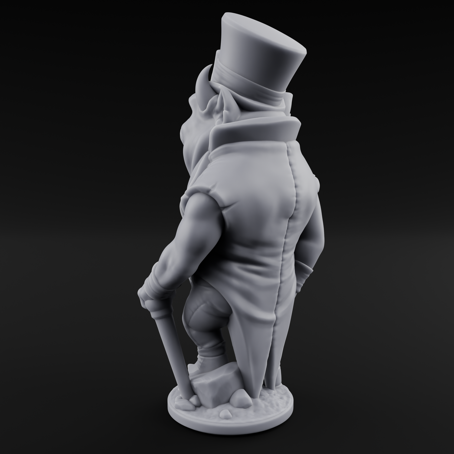 Roll Up Roll Up Devil Entertainer A Miniature for Dungeons and Dragons, Pathfinder or other TTRPGs