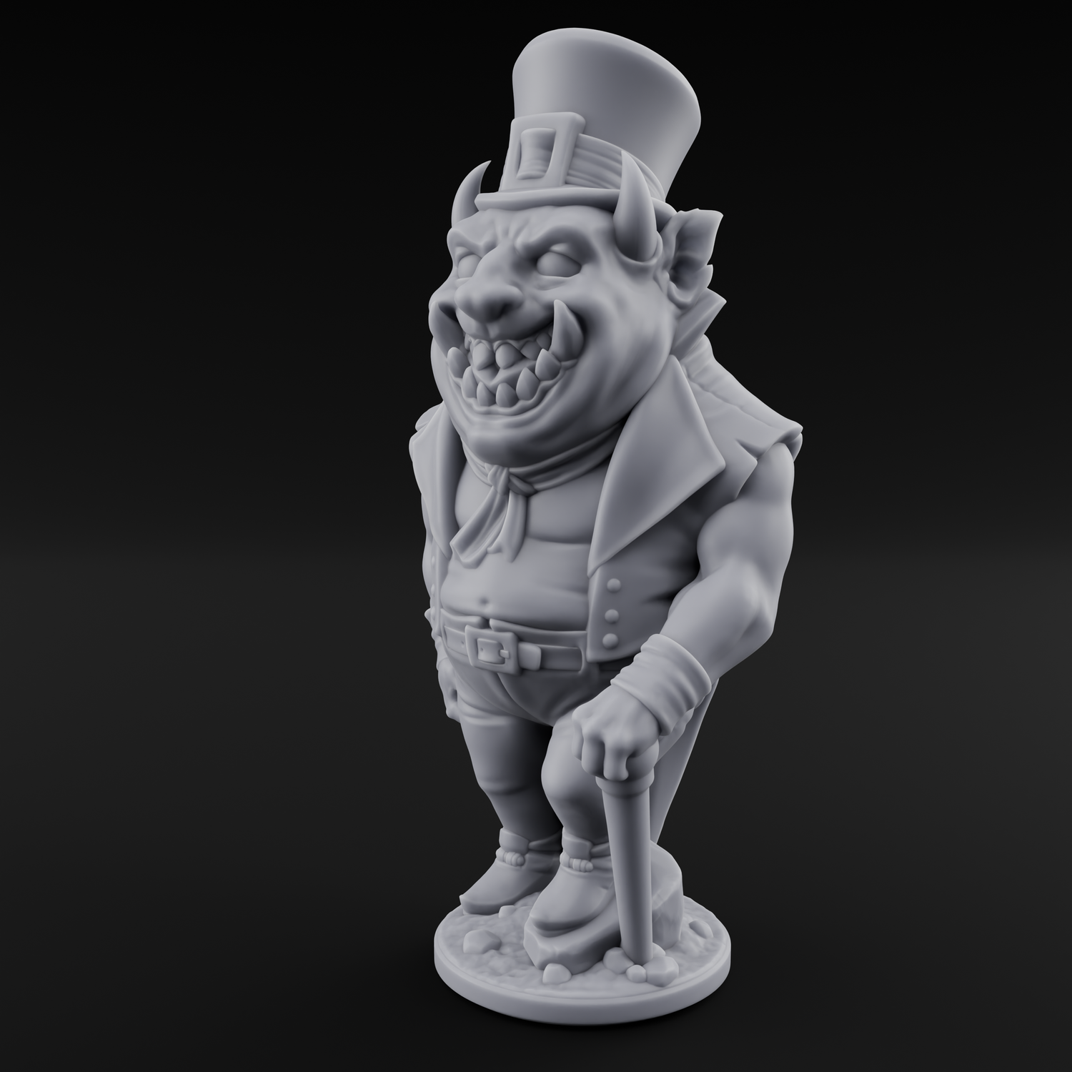Roll Up Roll Up Devil Entertainers Miniature for Dungeons and Dragons, Pathfinder or other TTRPGs