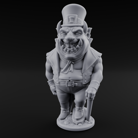 Roll Up Roll Up Devil Entertainer A Miniature for Dungeons and Dragons, Pathfinder or other TTRPGs