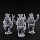 Roll Up Roll Up Devil Entertainers Miniature for Dungeons and Dragons, Pathfinder or other TTRPGs