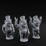 Roll Up Roll Up Devil Entertainers Miniature for Dungeons and Dragons, Pathfinder or other TTRPGs