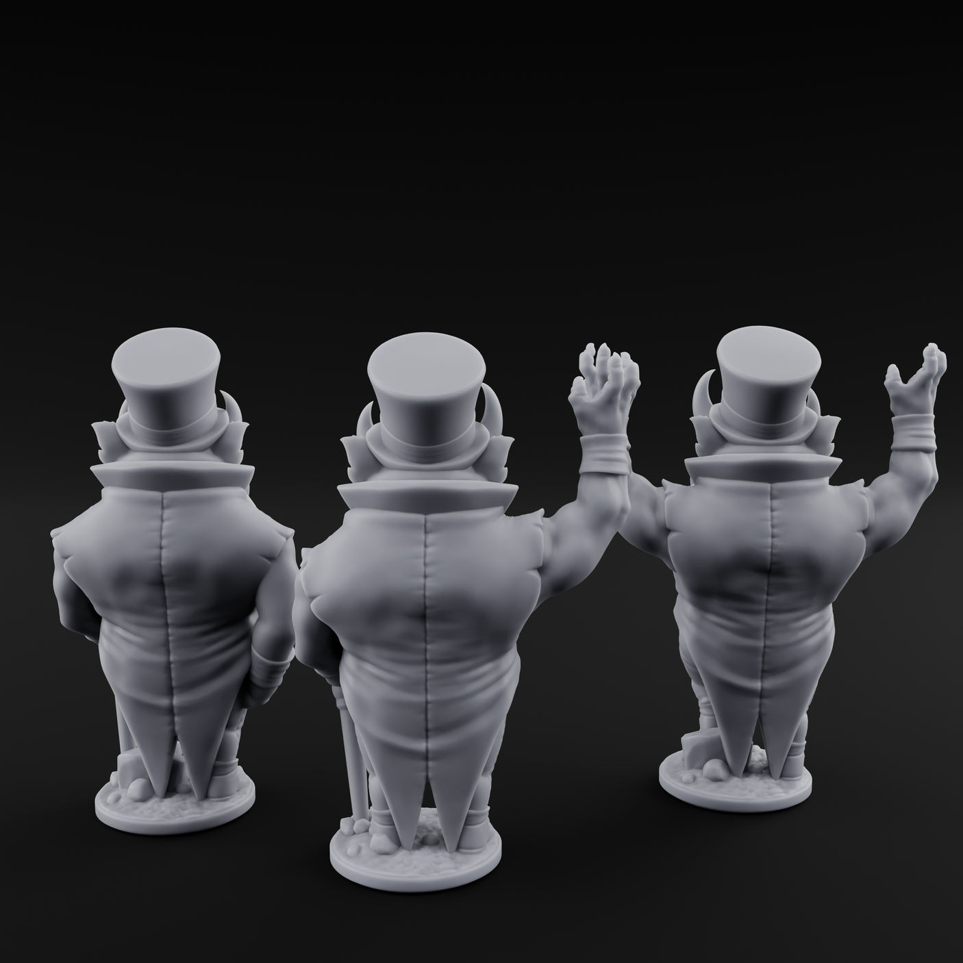 Roll Up Roll Up Devil Entertainers Miniature for Dungeons and Dragons, Pathfinder or other TTRPGs