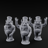 Roll Up Roll Up Devil Entertainers Miniature for Dungeons and Dragons, Pathfinder or other TTRPGs