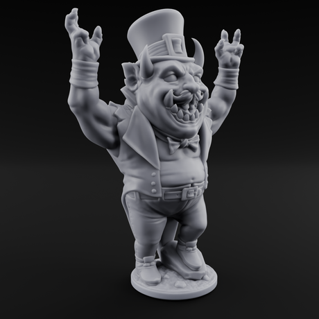 Roll Up Roll Up Devil Entertainer B Miniature for Dungeons and Dragons, Pathfinder or other TTRPGs