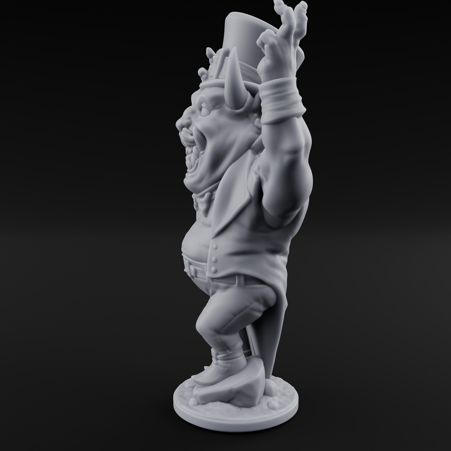 Roll Up Roll Up Devil Entertainers Miniature for Dungeons and Dragons, Pathfinder or other TTRPGs