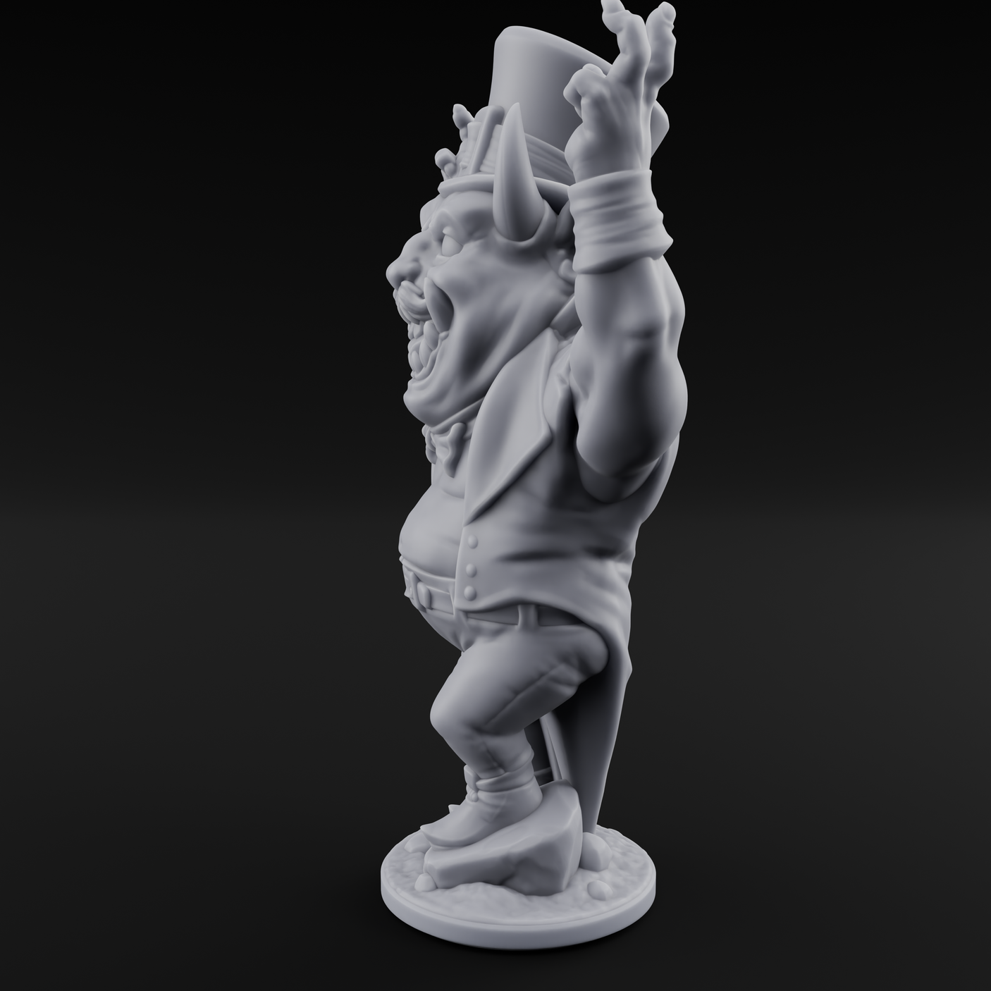 Roll Up Roll Up Devil Entertainer B Miniature for Dungeons and Dragons, Pathfinder or other TTRPGs