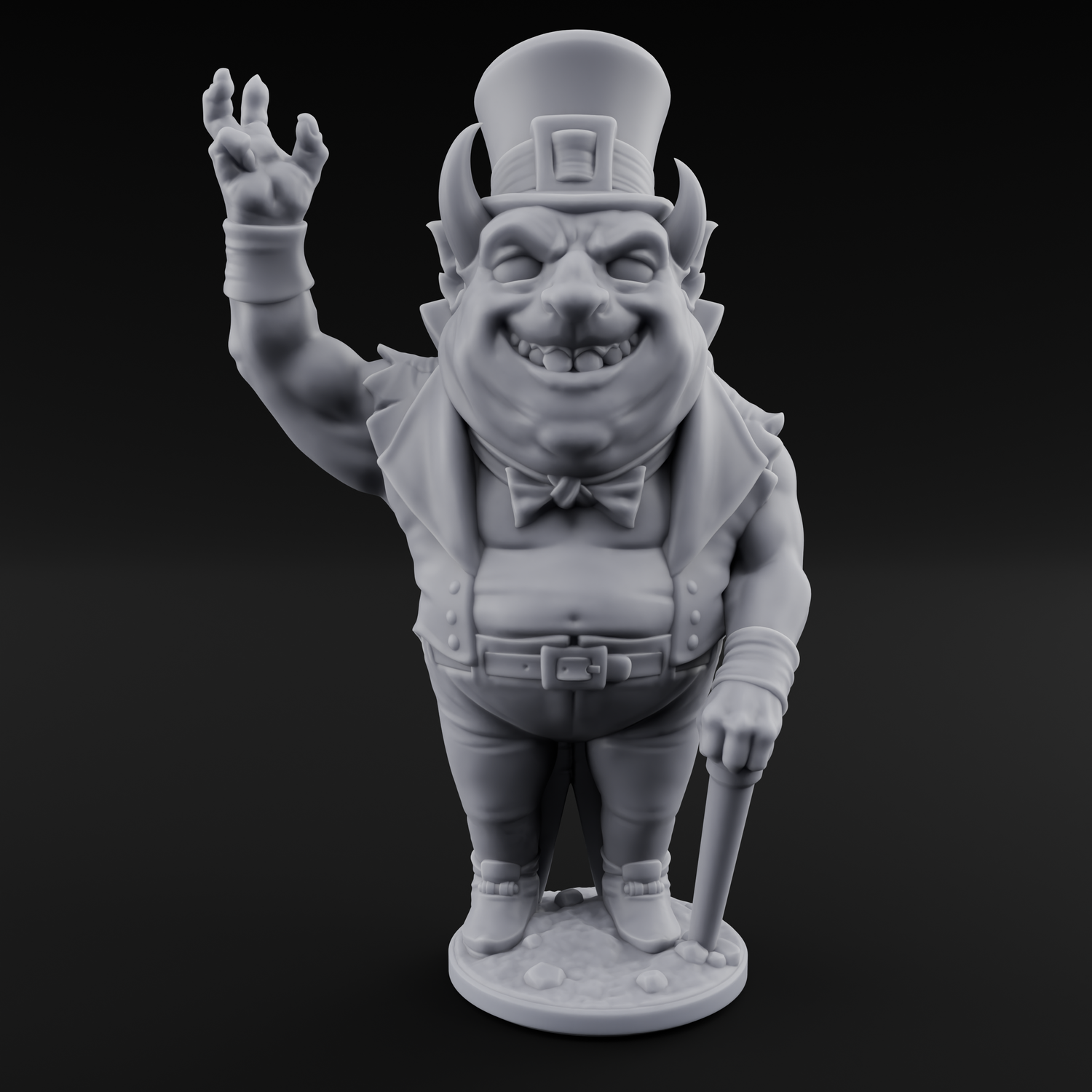 Roll Up Roll Up Devil Entertainers Miniature for Dungeons and Dragons, Pathfinder or other TTRPGs