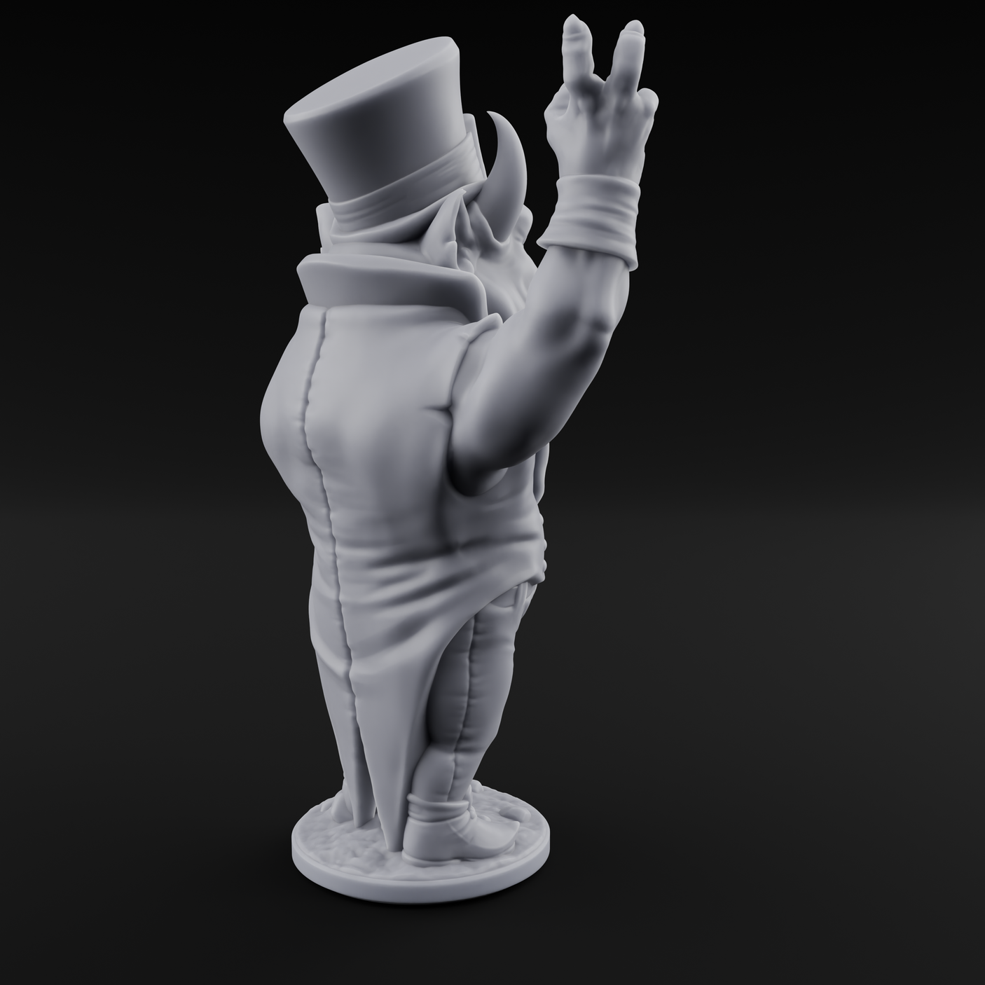 Roll Up Roll Up Devil Entertainers Miniature for Dungeons and Dragons, Pathfinder or other TTRPGs