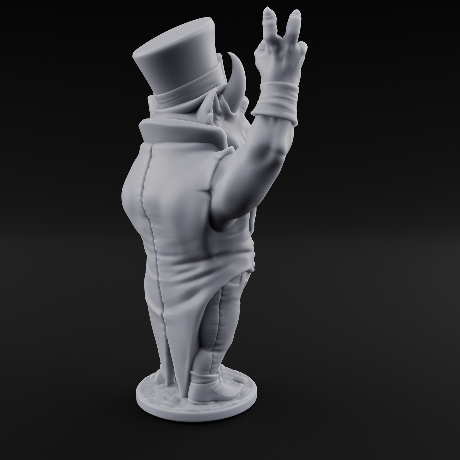 Roll Up Roll Up Devil Entertainers Miniature for Dungeons and Dragons, Pathfinder or other TTRPGs