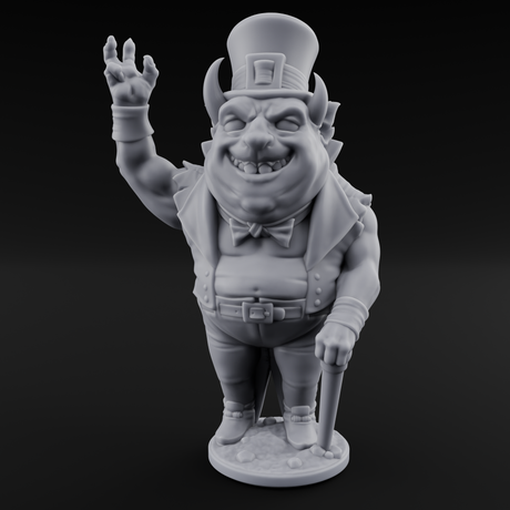 Roll Up Roll Up Devil Entertainers Miniature for Dungeons and Dragons, Pathfinder or other TTRPGs