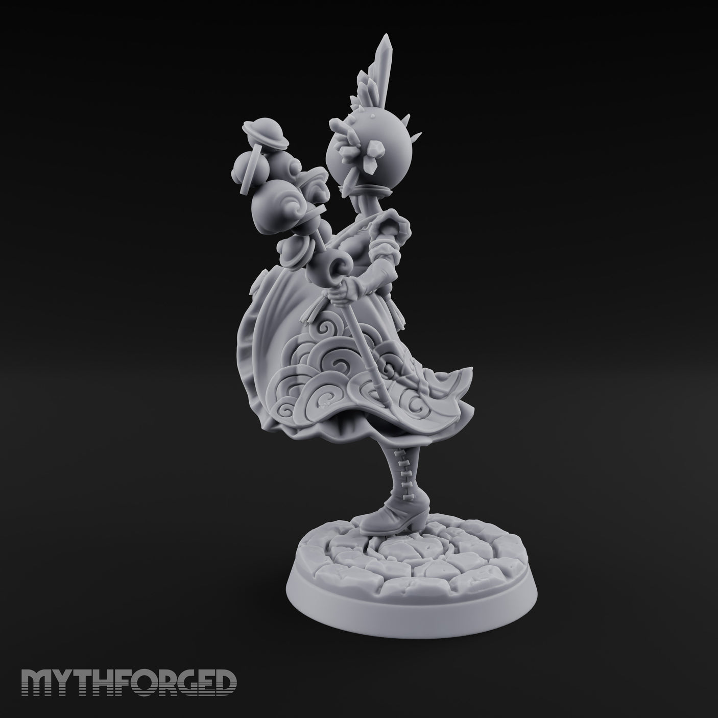 Dimension Shifting Sage Miniature for Dungeons and Dragons, Pathfinder or other TTRPGs