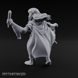 Dark Crystal Searching Elf Rogue Miniature for Dungeons and Dragons, Pathfinder or other TTRPGs